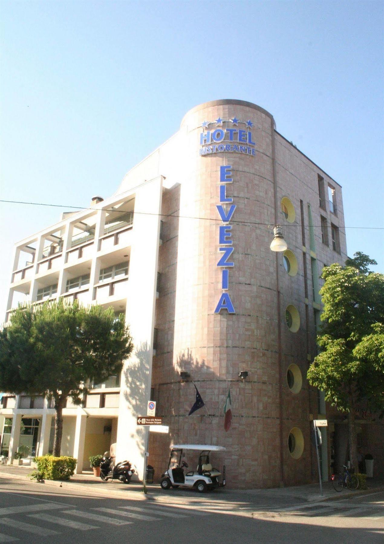 Hotel Elvezia Песаро Екстериор снимка